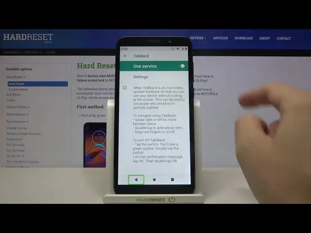 'Video thumbnail for How to Enable TalkBack in Motorola E6 Play – Manage TalkBack Feature'