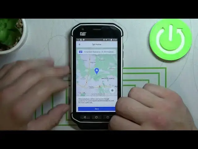 'Video thumbnail for How to Change Work and Home Location in Google Maps on CAT S40 - Google Maps Settings'