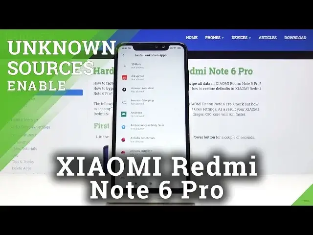'Video thumbnail for How to Activate Unknown Sources in XIAOMI Redmi Note 6 Pro – Download Apps'