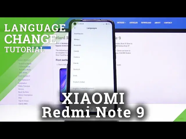 'Video thumbnail for How to Change Language of Xiaomi Redmi Note 9 - Language List'