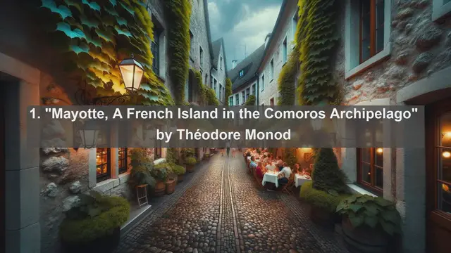 Video thumbnail for Exploring Mayotte's Literary Gems: Top 10 Must-Read Works