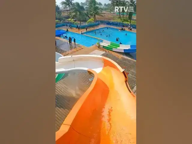 Video thumbnail for Water Slide at DreamWorld Water Park #waterpark #shorts
