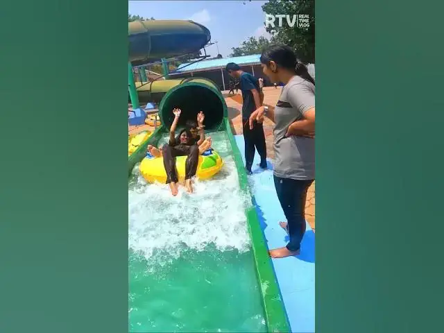 Video thumbnail for Escape Water Park | Tunnel Water Slide #shorts #short