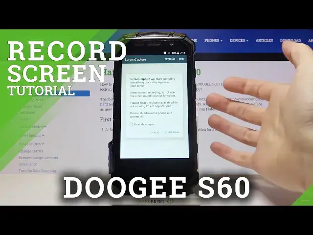 Video thumbnail for How to Record Screen on DOOGEE S60 – Screen Recorder