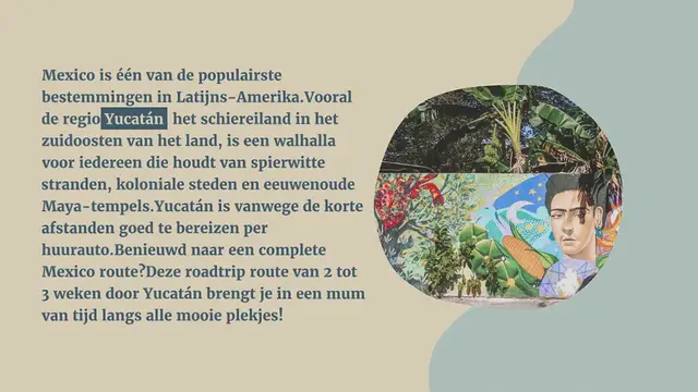 Video thumbnail for MEXICO ROUTE YUCATÁN: IN 2-3 WEKEN LANGS DE HOOGTEPUNTEN!