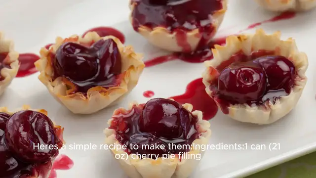 Video thumbnail for Cherry Pie Bites