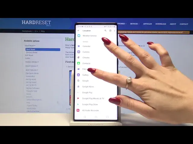 Video thumbnail for Apps Settings in LG Wing – Choose App Permissions