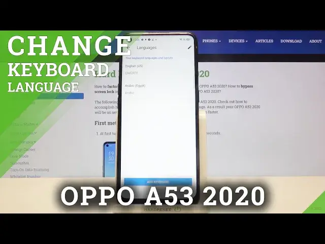 'Video thumbnail for How to Change Keyboard Language on OPPO A53 2020 - Keyboard Settings'