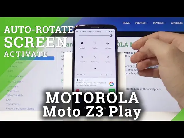 Video thumbnail for How to Turn On Auto-Rotation in Motorola Moto Z3 Play – Rotating Screen