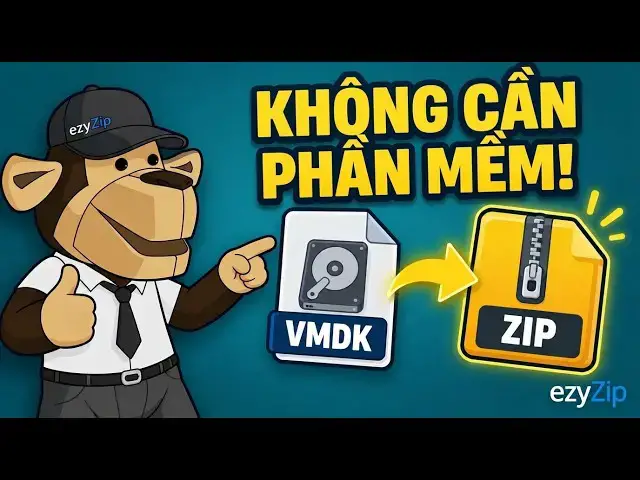 Video thumbnail for 📀 Cách chuyển đổi VMDK sang ZIP trực tuyến miễn phí | Không cần cài đặt phần mềm