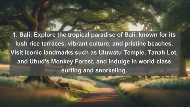 Video thumbnail for "Discover Indonesia: Top 10 Must-Visit Places in the Island Paradise"