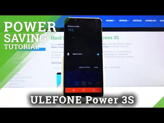 Video thumbnail for How to Enter Power Saving Mode in ULEFONE Power 3S - ULEFONE Power 3Ser Battery Saver