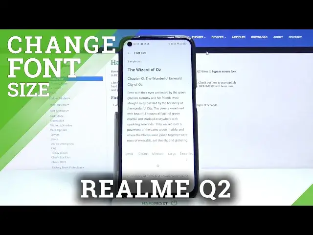 'Video thumbnail for How to Change Font Size in REALME Q2 - Maximize Font Text'