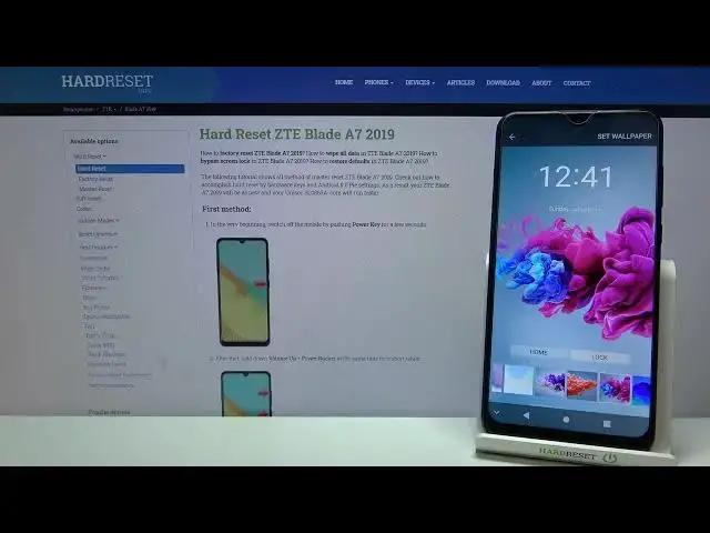 Video thumbnail for How to Change Lock Screen Wallpaper on ZTE Blade A7 2019 – Adjust Display Settings