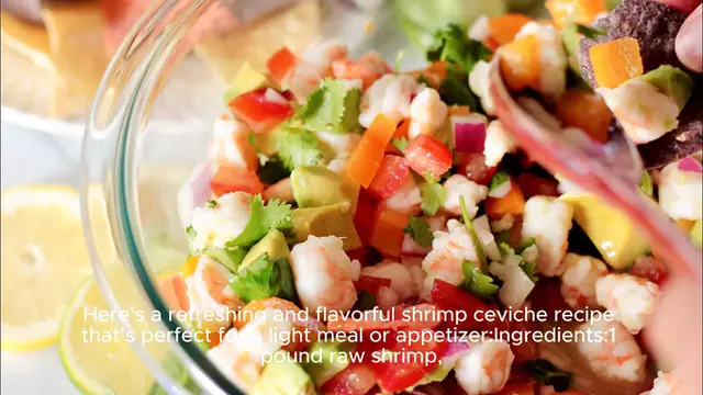 Video thumbnail for Shrimp ceviche recipe