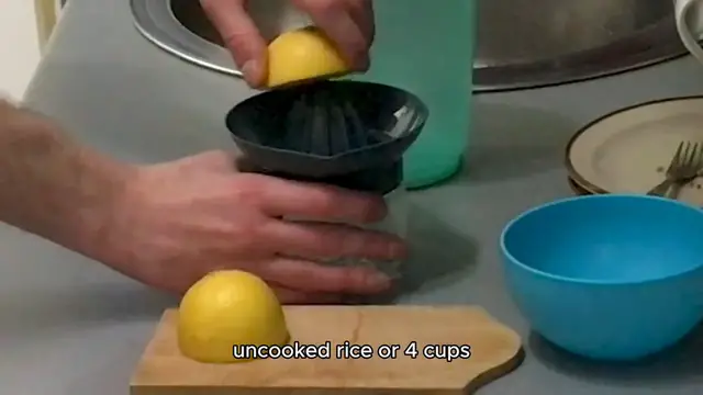 Video thumbnail for lemon rice recipe