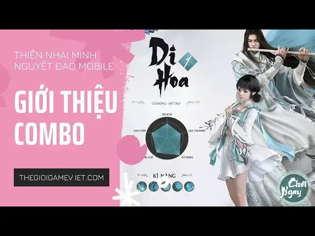 Video thumbnail for Giới thiệu Combo của phái Di Hoa trong Thiên Nhai Minh Nguyệt Đao Mobile