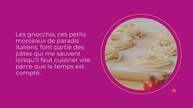 Video thumbnail for Gnocchis au pesto ail des ours