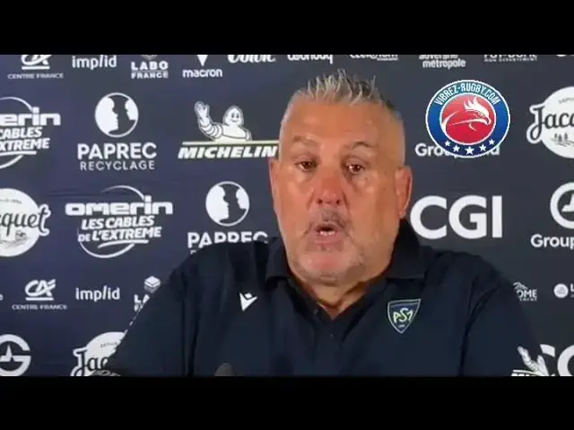 'Video thumbnail for Christophe Urios (Clermont) : "On a trop respecté ces mecs " après la défaite face à Toulouse'