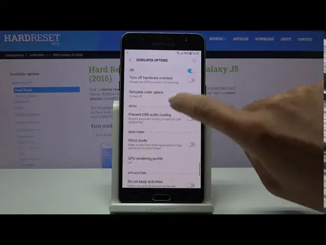 Video thumbnail for How to Use Developer Options in SAMSUNG Galaxy J5 (2016) – Unlock Developer Mode