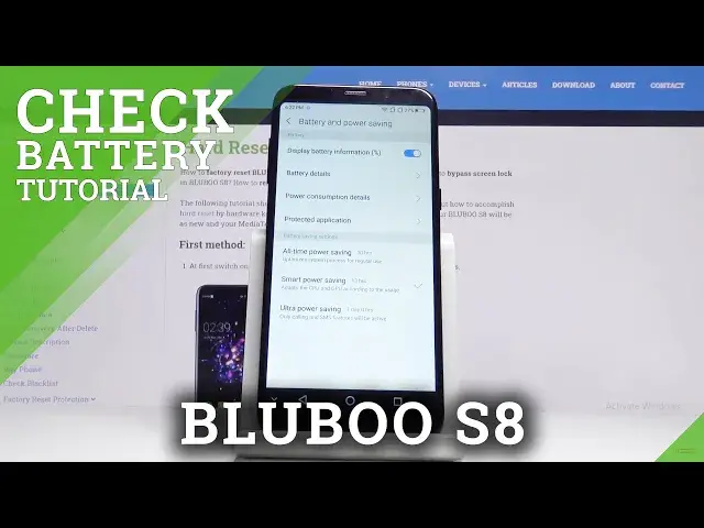 'Video thumbnail for How to Enable Battery Percentage in BLUBOO S8 – Current Battery Level'