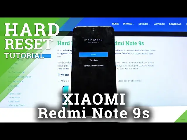 Video thumbnail for How to Hard Reset XIAOMI Redmi Note 9S - Bypass Screen Lock