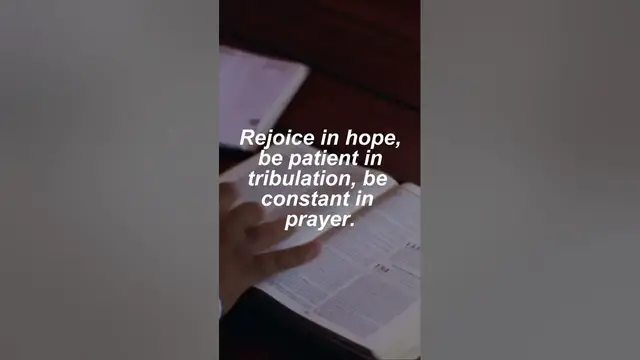 Video thumbnail for God's Message: Romans 12:12 #1111 #1212 #shorts