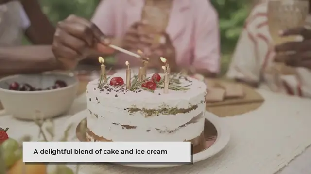'Video thumbnail for Easy Homemade Ice Cream Cake Recipe'