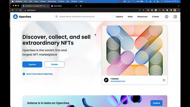 'Video thumbnail for How To Connect Glow To Opensea (Step by Step)'
