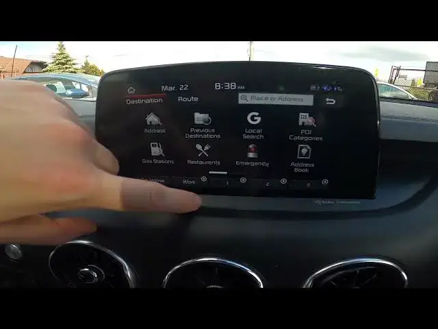 Video thumbnail for How to Set Home Address for Navigation in Kia Stinger ( 2017 – now ) - Define Home Address