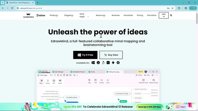 Video thumbnail for EdrawMind - Best AI MindMapping Tool _ 1-Click MindMap Generation