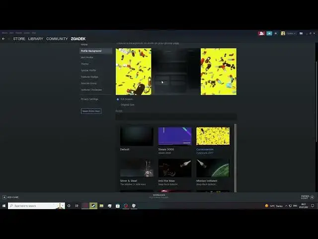 Video thumbnail for Steam 2022 - How To Change Profile Background