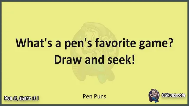 Video thumbnail for Pen - Jokes, Puns, Wordplays, and Laughter