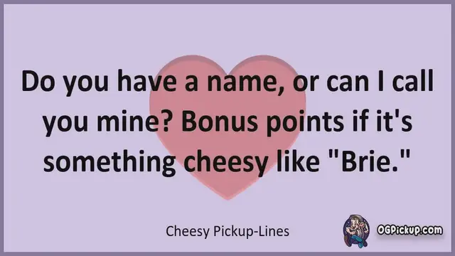 Video thumbnail for Cheesy - Pickup-Lines & Rizz for Him & for Her