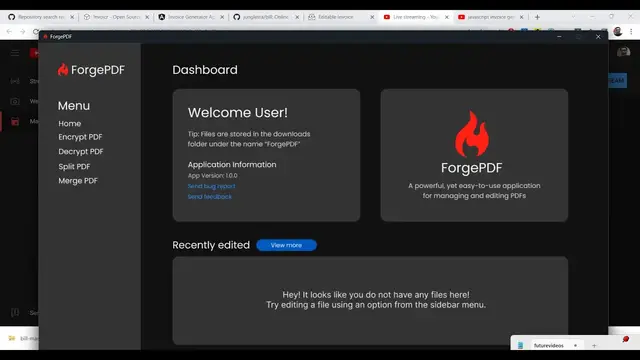 Video thumbnail for Python 3 Tkinter Project to Split,Merge,Encrypt PDF Documents Using PyPDF2 Library GUI Desktop App