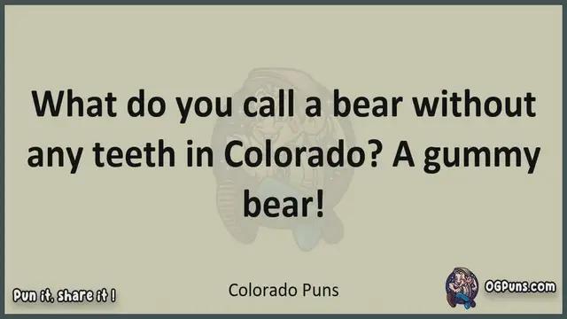 Video thumbnail for Colorado - Jokes, Puns, Wordplays, and Laughter