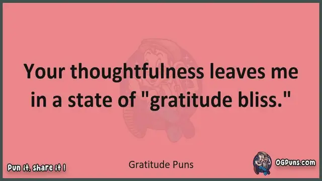 Video thumbnail for Gratitude - Jokes, Puns, Wordplays, and Laughter
