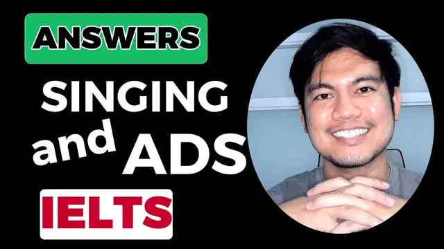 Video thumbnail for (2024) ADVERTISEMENTS and SINGING IELTS Speaking Recent Questions and Answers