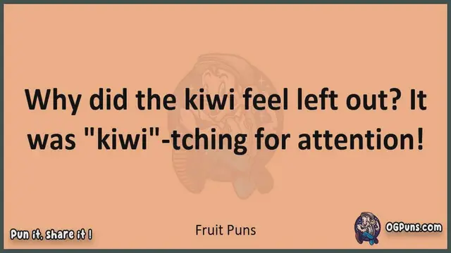 Video thumbnail for Fruit - Jokes, Puns, Wordplays, and Laughter