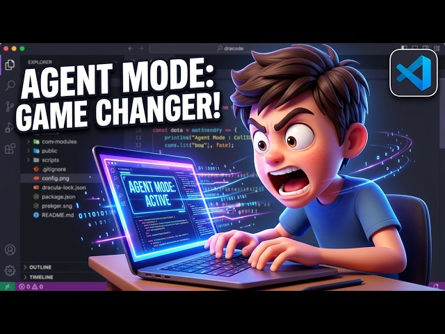 Video thumbnail for VS Code Agent Mode Just Changed Everything
