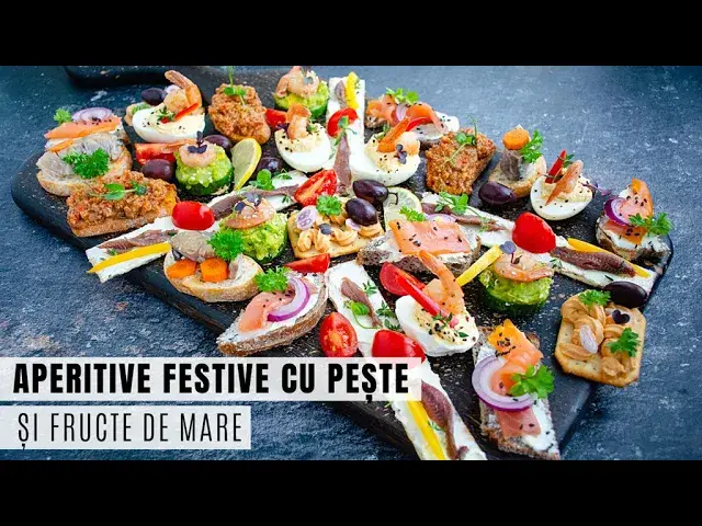 Video thumbnail for Aperitive din pește -7 idei simple pentru un platou festiv | Bucate Aromate