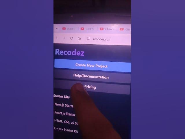 Video thumbnail for Recodez.com AI Builds & Deploys Full Stack Apps Projects From Prompt! 🚀 #shorts