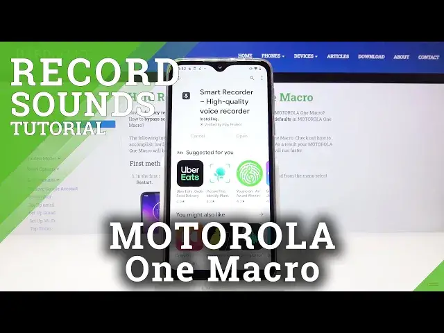 Video thumbnail for How to Record Sounds in MOTOROLA One Macro – Sounds Recorder