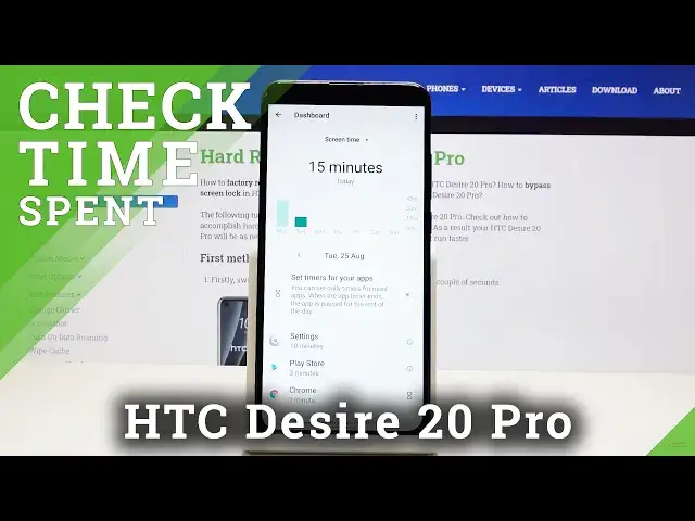 'Video thumbnail for How to Check Total Screen Timeout in HTC Desire 20 Pro – Find Screen Working Time Info'
