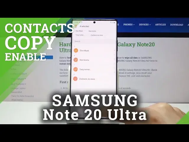 Video thumbnail for How to Copy Contacts in SAMSUNG Galaxy Note 20 Ultra – Relocate Contact List