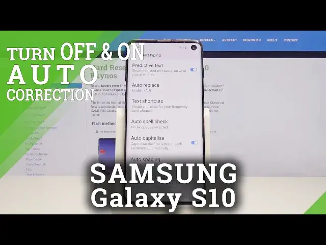 Video thumbnail for How to Enter Text Correction on Settings Samsung Galaxy S10 – Block Offensive Words