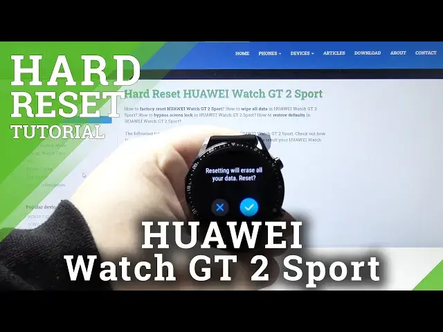 'Video thumbnail for Hard Reset Huawei Watch GT 2 Sport – Factory Data Reset'
