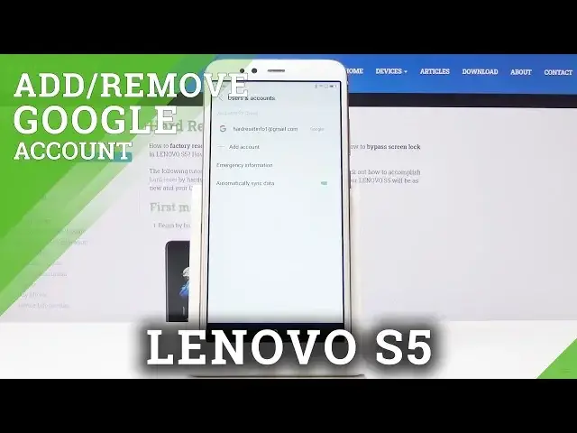 Video thumbnail for How to Manage Google Accounts on LENOVO S5 - Add or Delete Google User