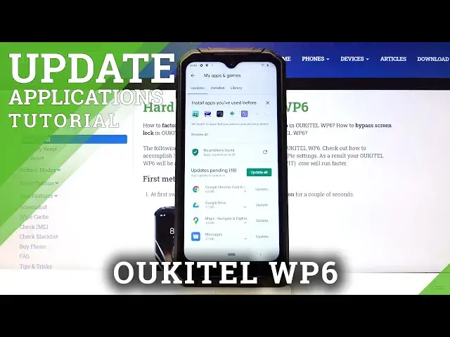 'Video thumbnail for How to Update Apps in OUKITEL WP6 – Find The Latest App Versions'