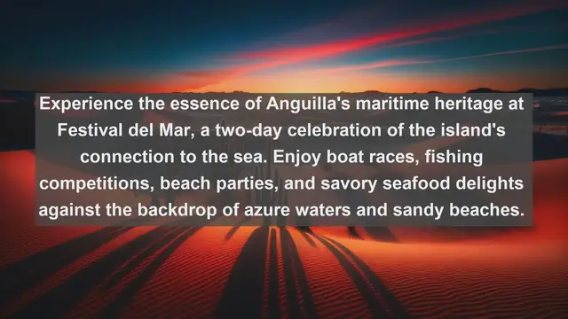 Video thumbnail for Celebrating Culture: Top 10 Famous Festivals in Anguilla